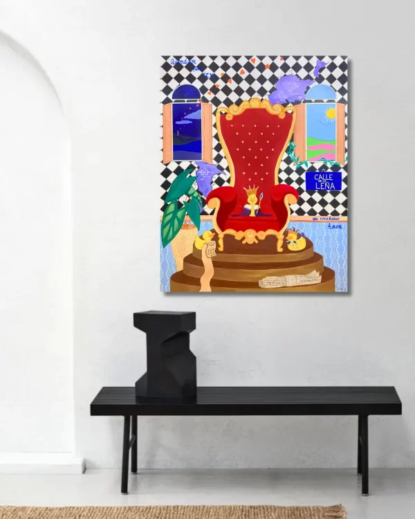 Once upon a time, there was a king by the name of Love - Original Painting - Image 2